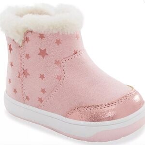 Like New Stride Rite 360 Starry Girls Ankle Boots -- Size: 4M